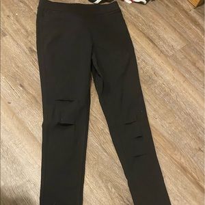 Black jeggings